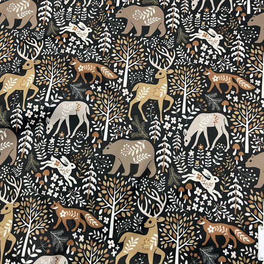 Critters in the Wild 1 mil PUL Fabric - Made in the USA - Nature's Fabrics