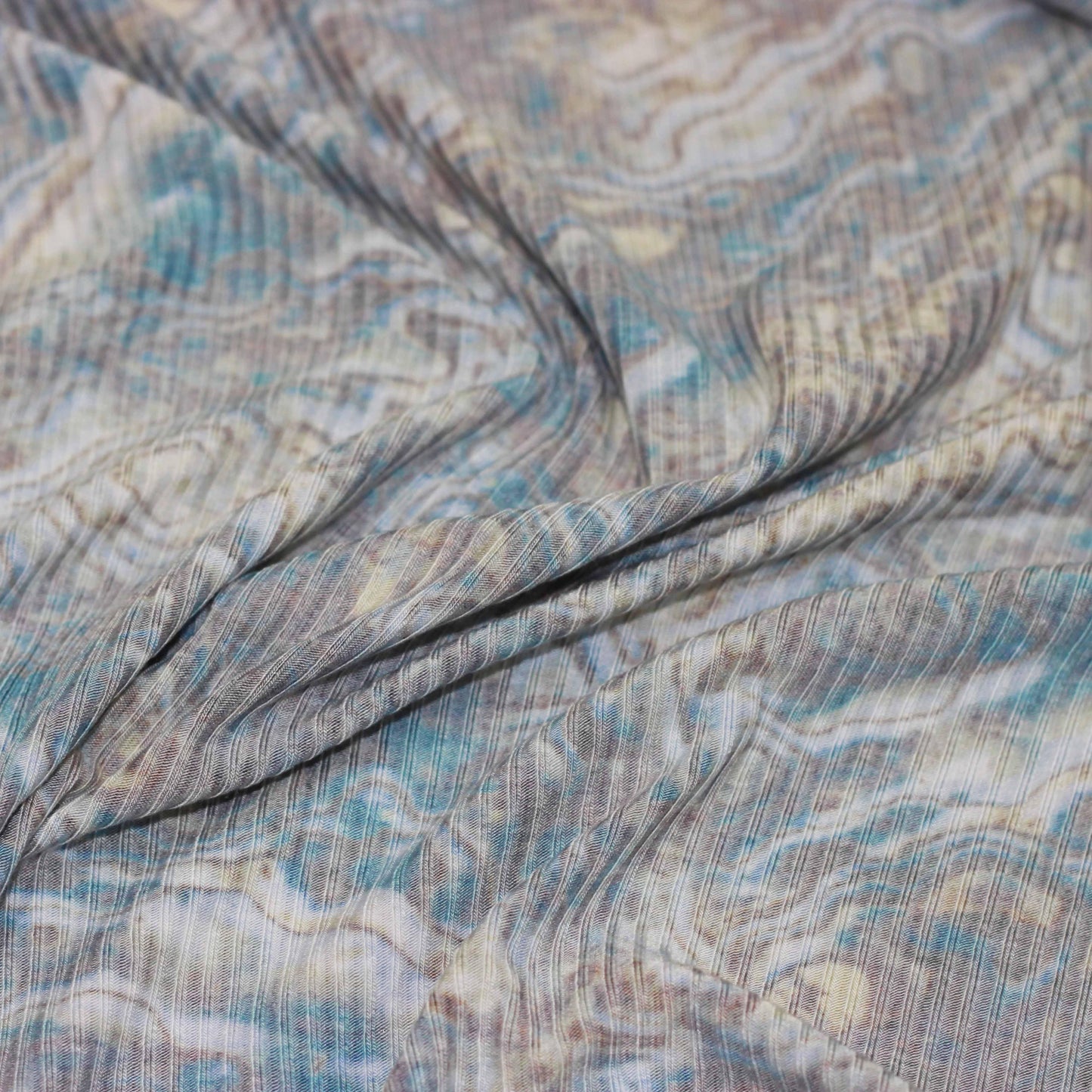 Custom Print on Bamboo/Spandex Rib Knit Fabric - Nature's Fabrics