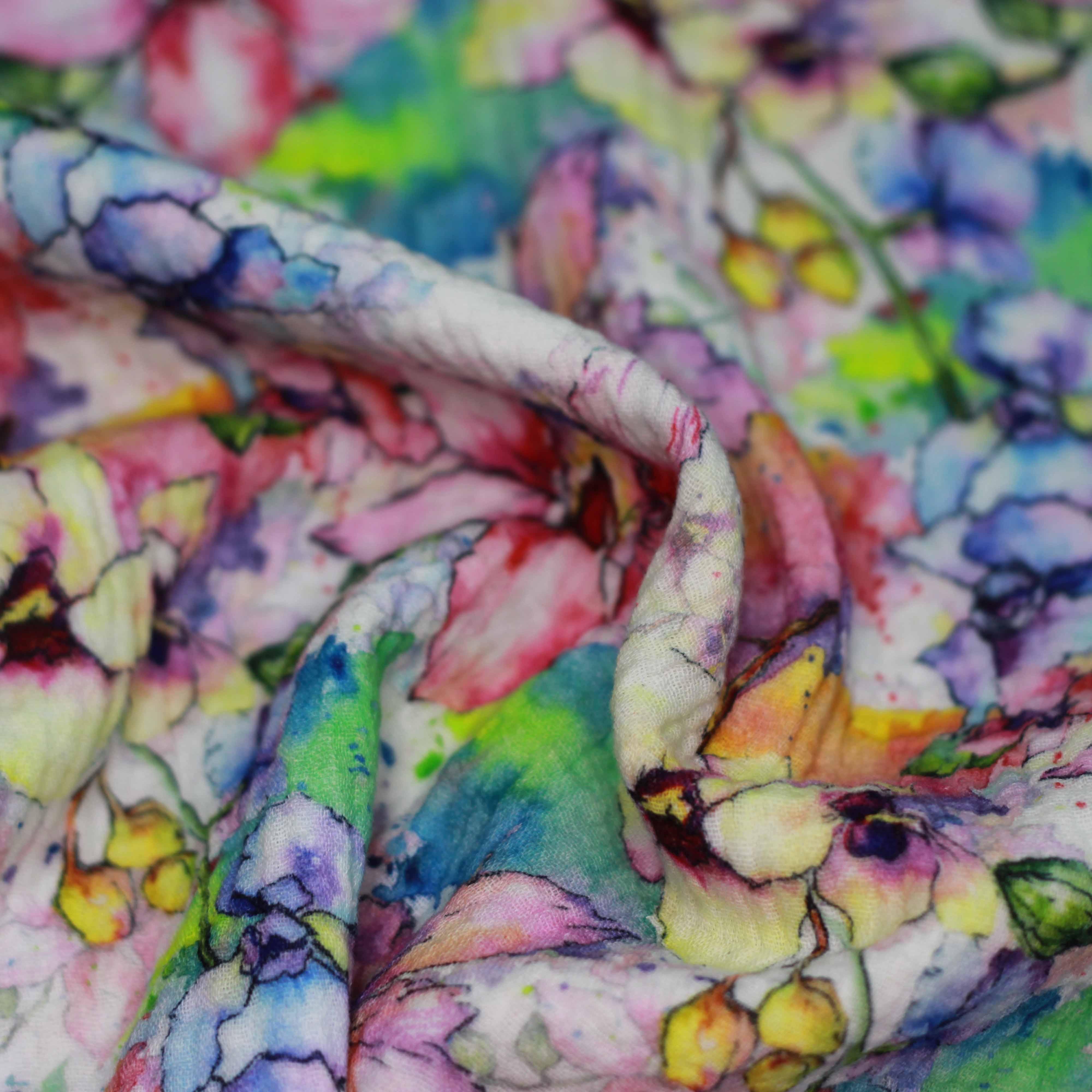 Custom Print on Double Gauze Muslin Fabric – Nature's Fabrics