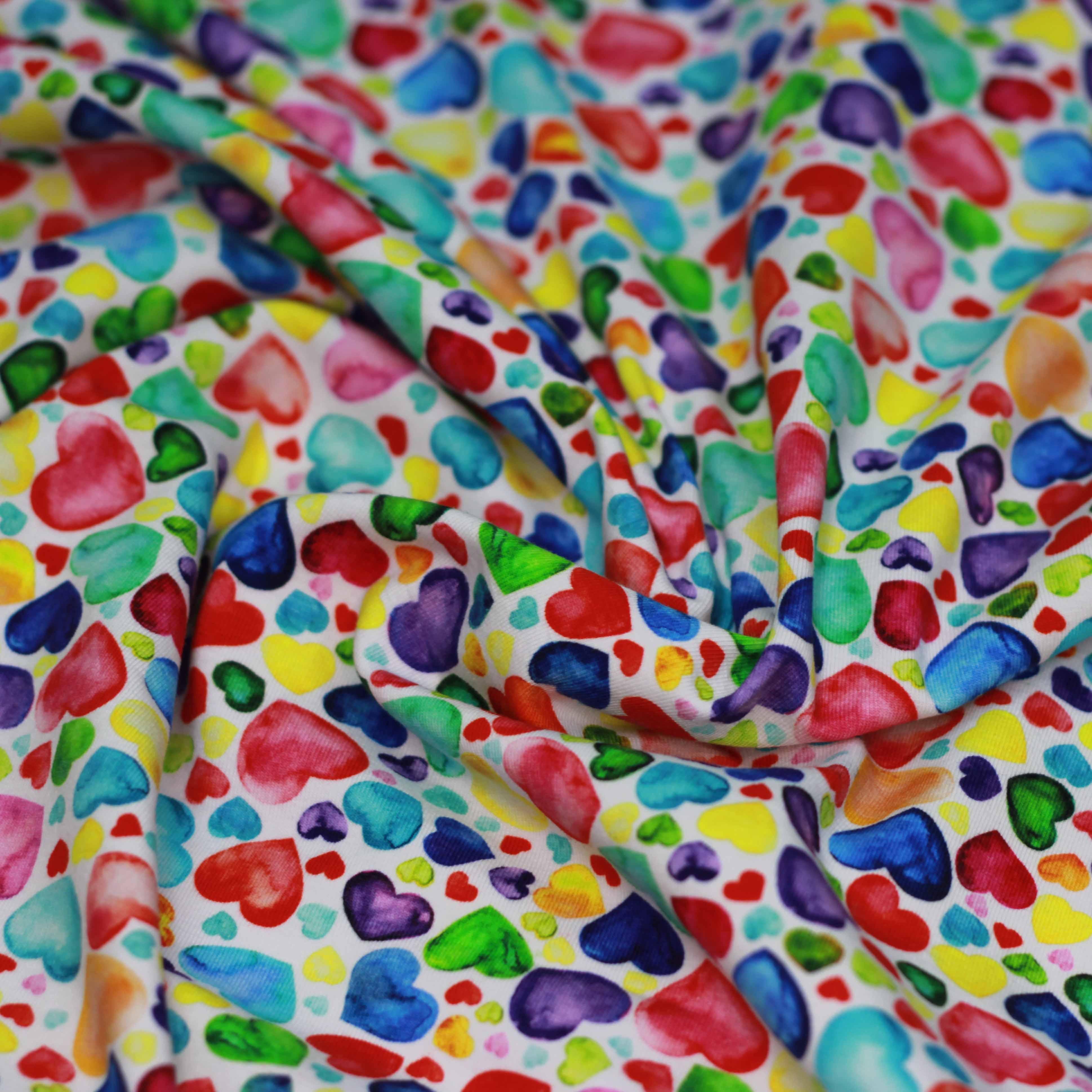 Patterned jersey deals fabric