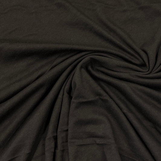 Dark Brown Bamboo Jersey Fabric - 200 GSM - Nature's Fabrics