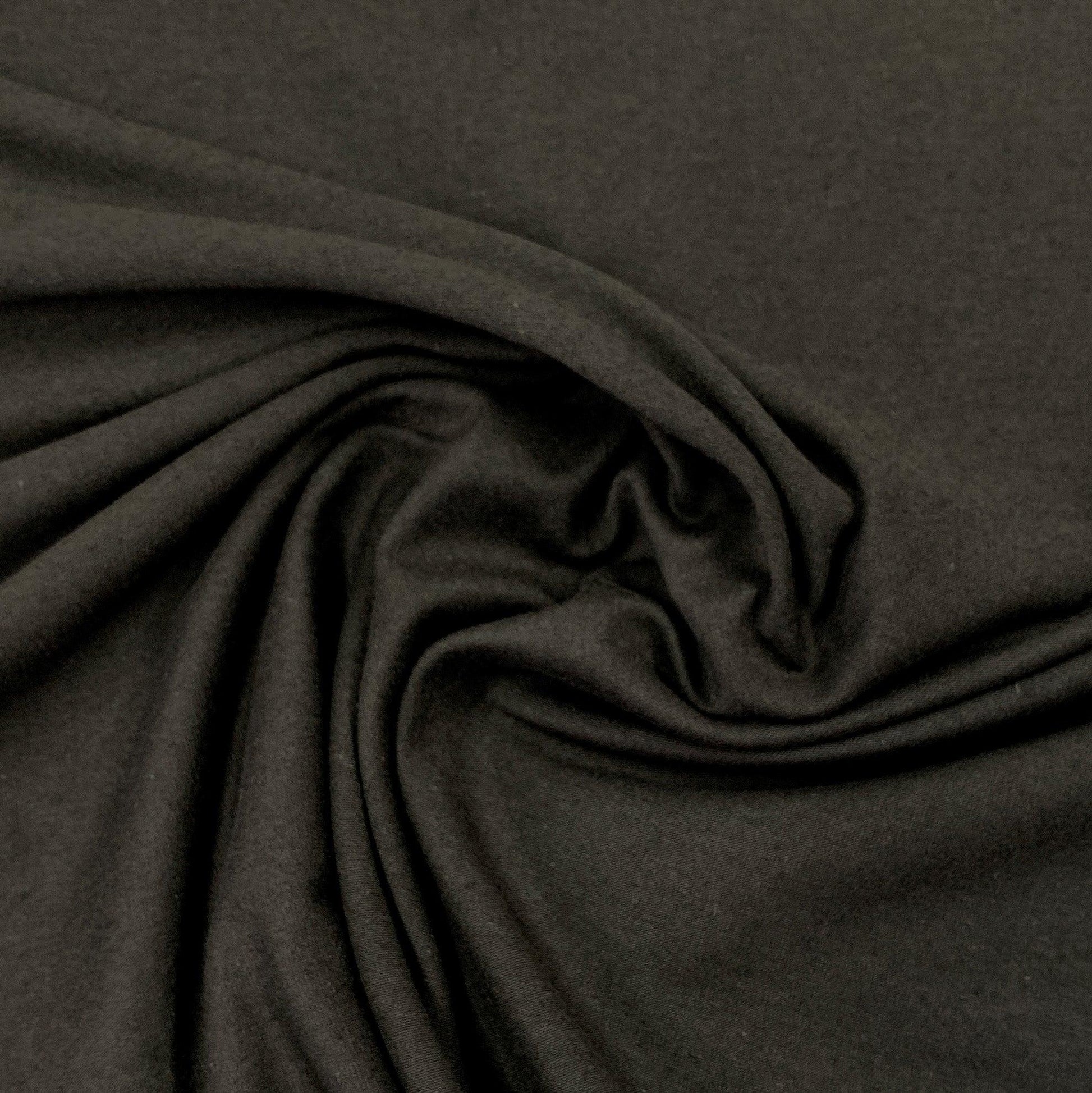 Dark Brown Cotton/Spandex Jersey Fabric - Nature's Fabrics