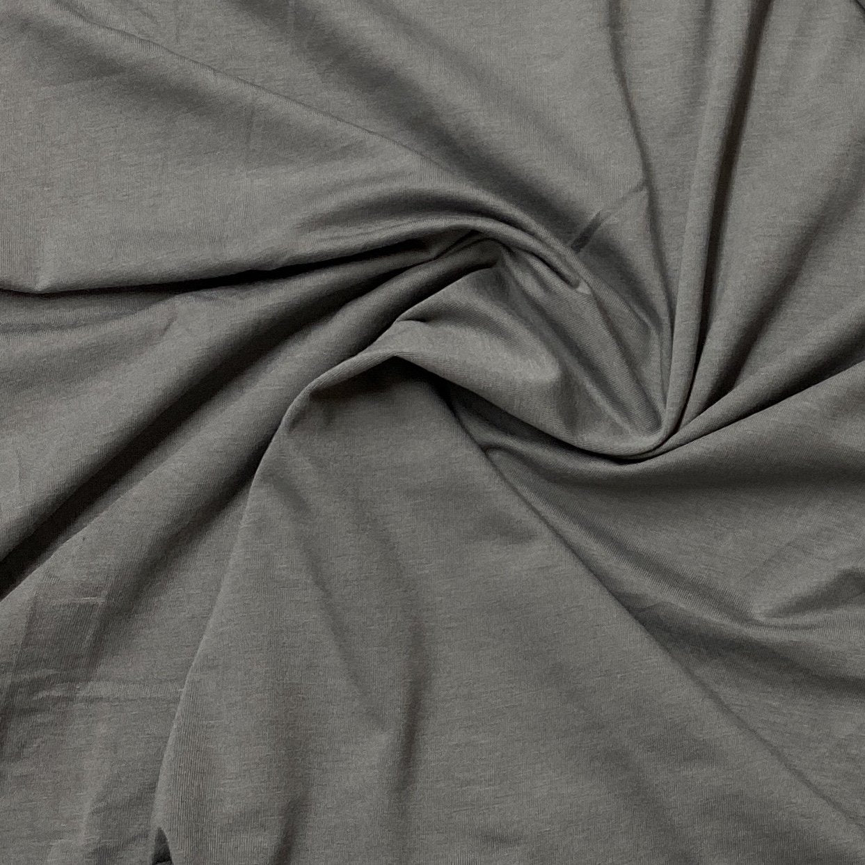 Dark Gray Bamboo/Spandex Jersey - 200 GSM - Nature's Fabrics