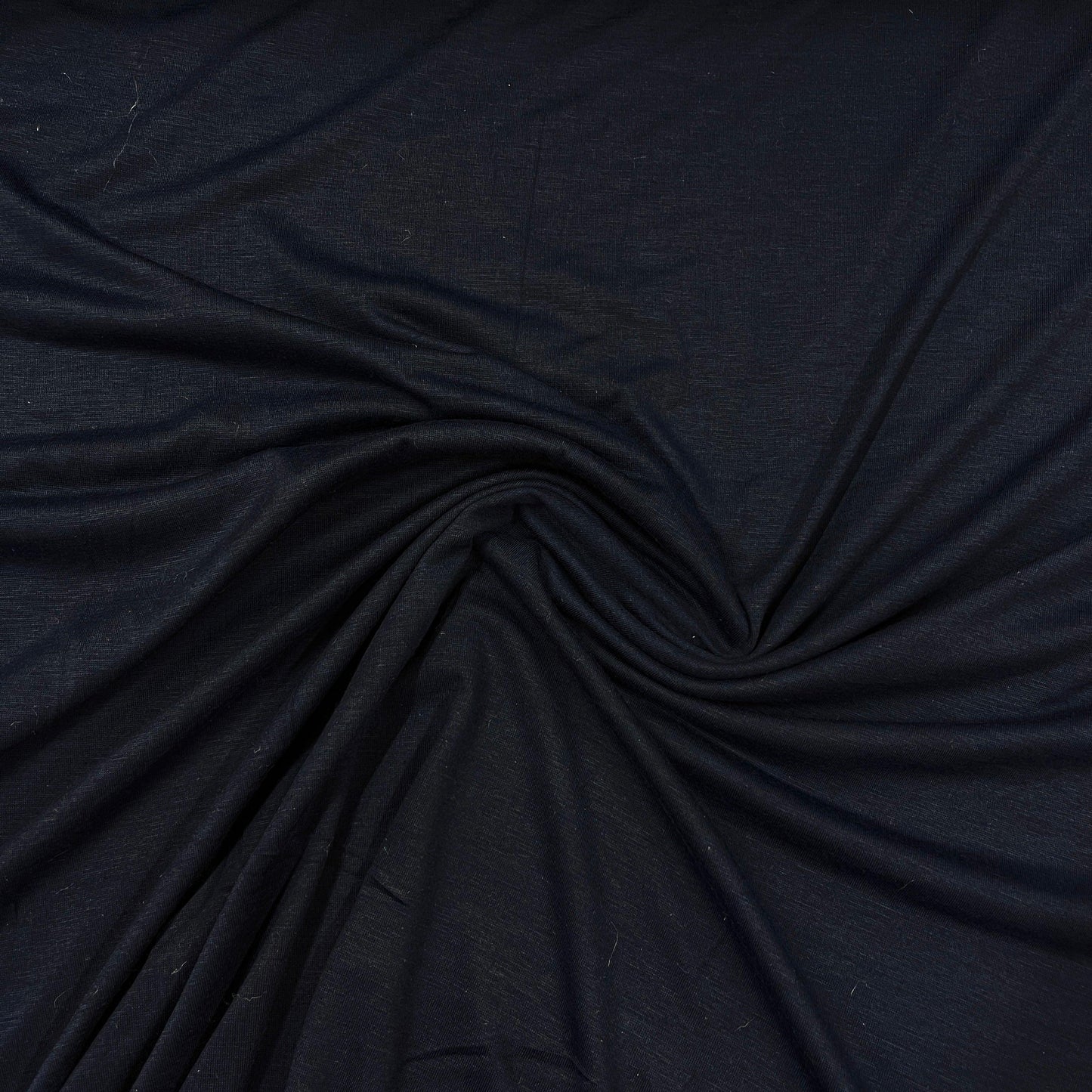 Dark Navy Bamboo/Spandex Jersey Fabric- 200 GSM - Nature's Fabrics