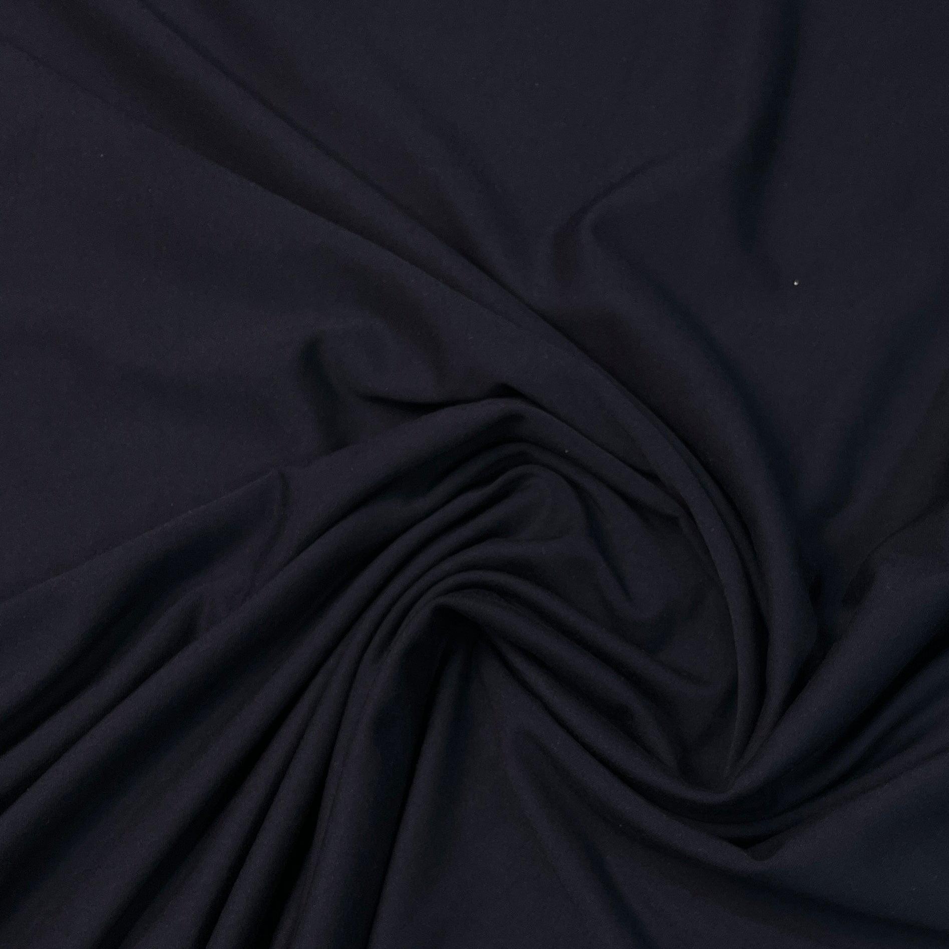 Dark Navy Modal/Spandex Jersey Fabric- 265 GSM - Nature's Fabrics