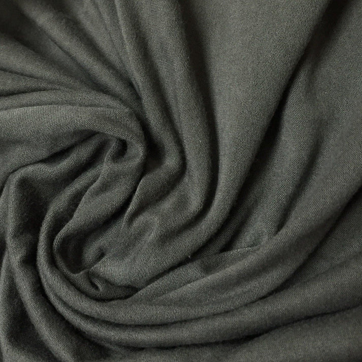 Darkest Gray | Hemp Fabric | Jersey Fabric | Gray Fabric – Nature's Fabrics
