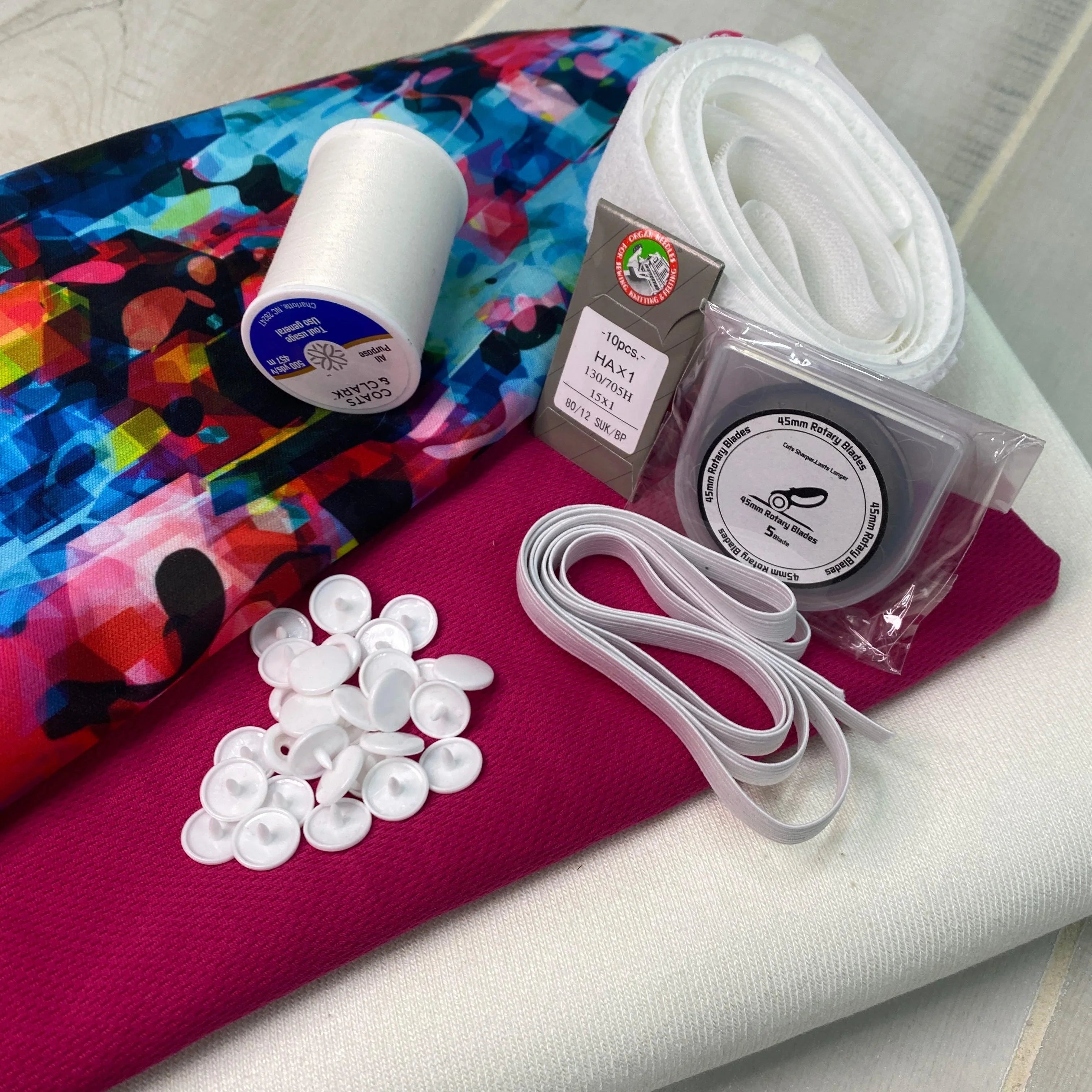 Deluxe Bamboo Fleece Fabric Cloth Diaper Kit - Printed PUL Fabric ...