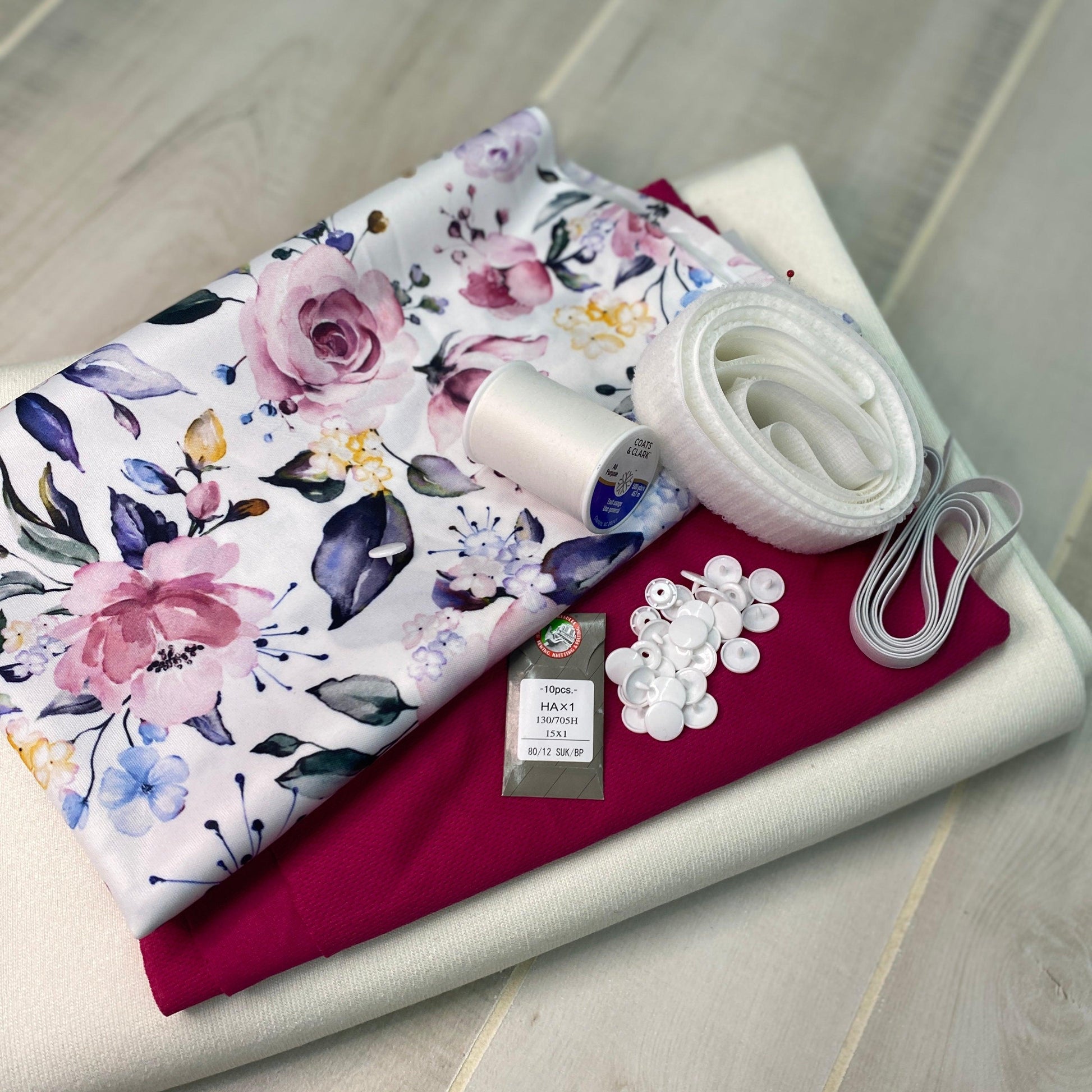 Deluxe Bamboo Hemp Fleece Fabric Cloth Diaper Kit - Printed PUL Fabric - Nature's Fabrics
