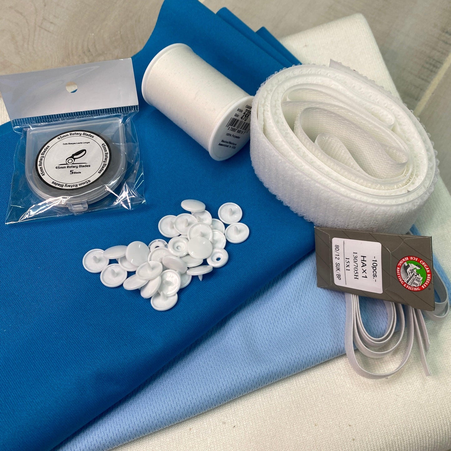 Deluxe Bamboo Hemp Fleece Fabric Cloth Diaper Kit - Solid PUL Fabric - Nature's Fabrics