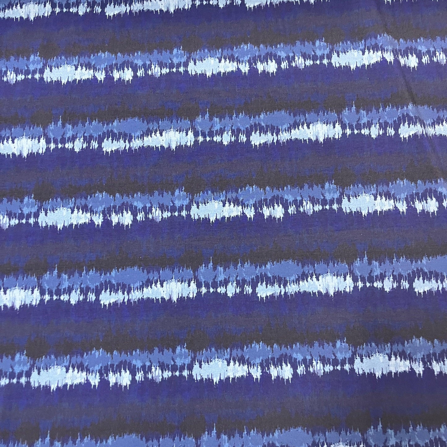 Denim Tie-Dye on Bamboo/Spandex Jersey Fabric - Nature's Fabrics