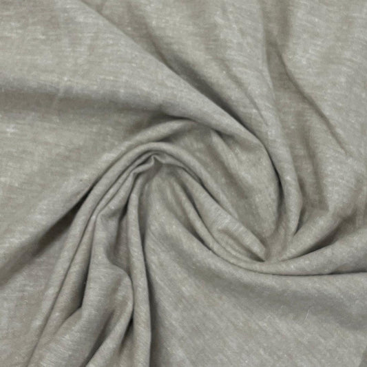 Desert Taupe Hemp/Organic Cotton Yarn Dyed Shirting Fabric - Nature's Fabrics