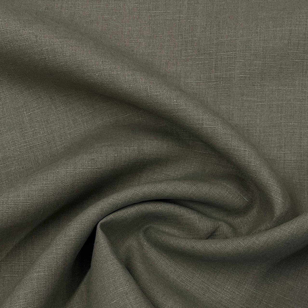 Desert Taupe Linen Woven Fabric - 200 GSM - Nature's Fabrics