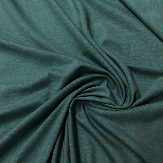 Dusty Hunter Cotton/Spandex Jersey Fabric - 200 GSM - Nature's Fabrics
