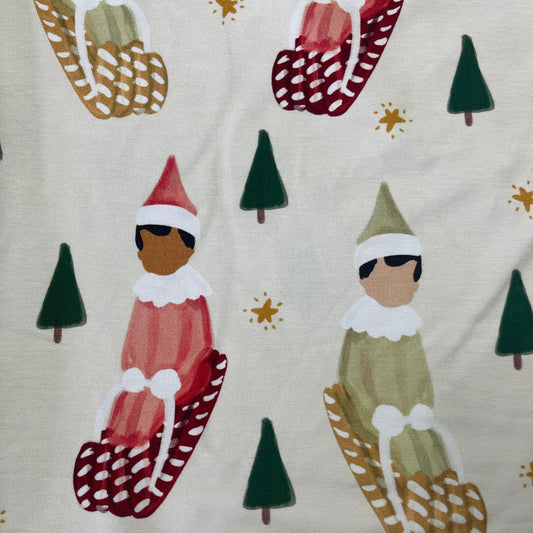 Gnomes Cotton Fabric by the Yardchristmas Gnomes Fabricelves -  Canada