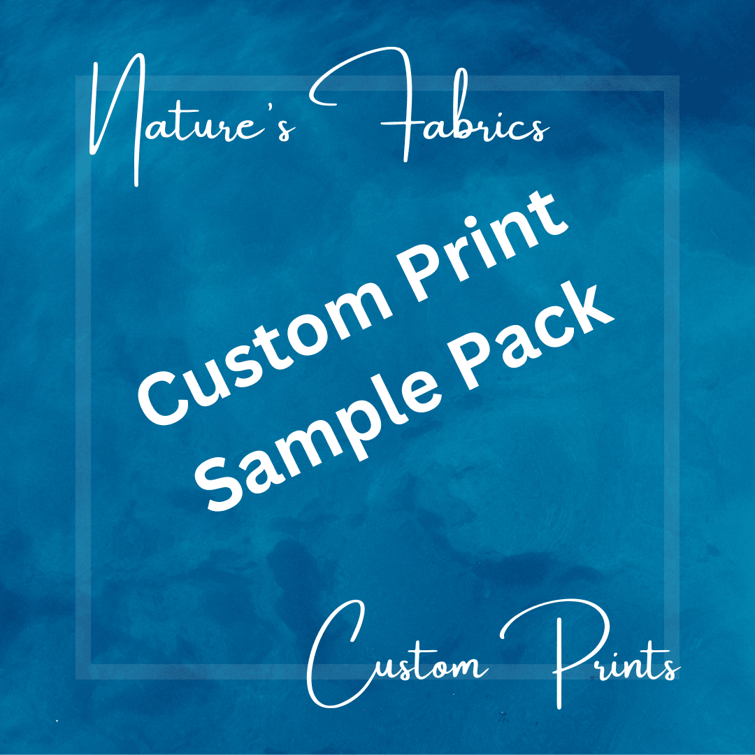Fabric Sample Pack - Custom Print Assortment - Nature's Fabrics
