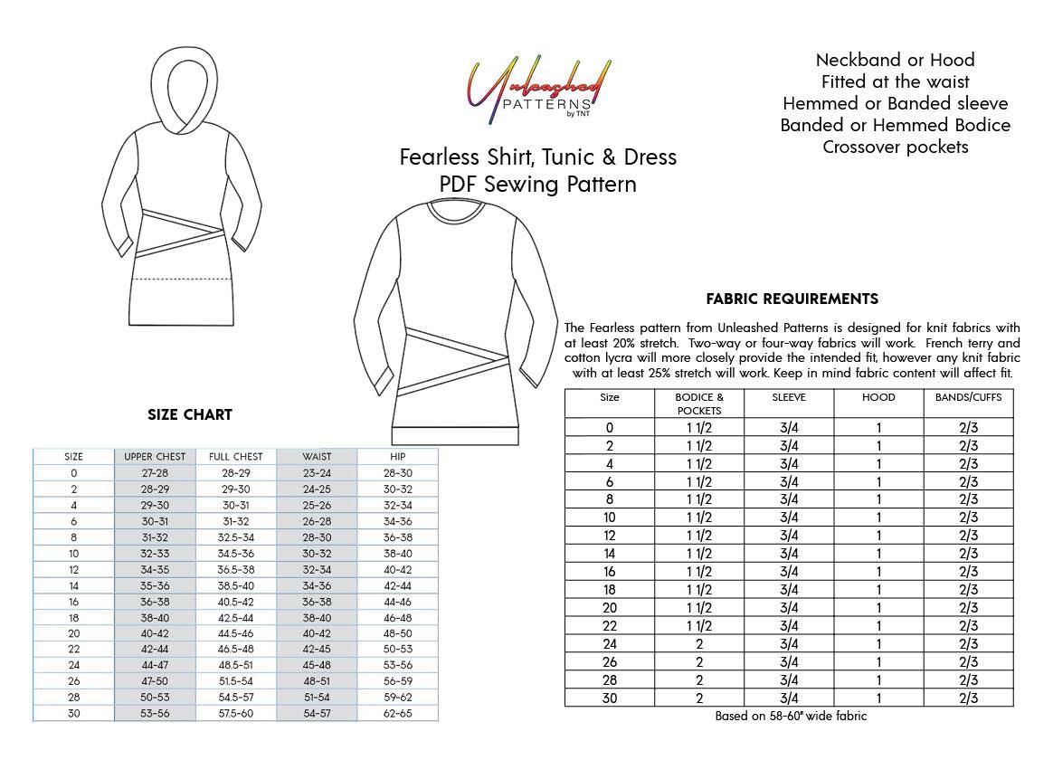 Fearless Double Pocket Shirt, Tunic, & Dress - Nature's Fabrics