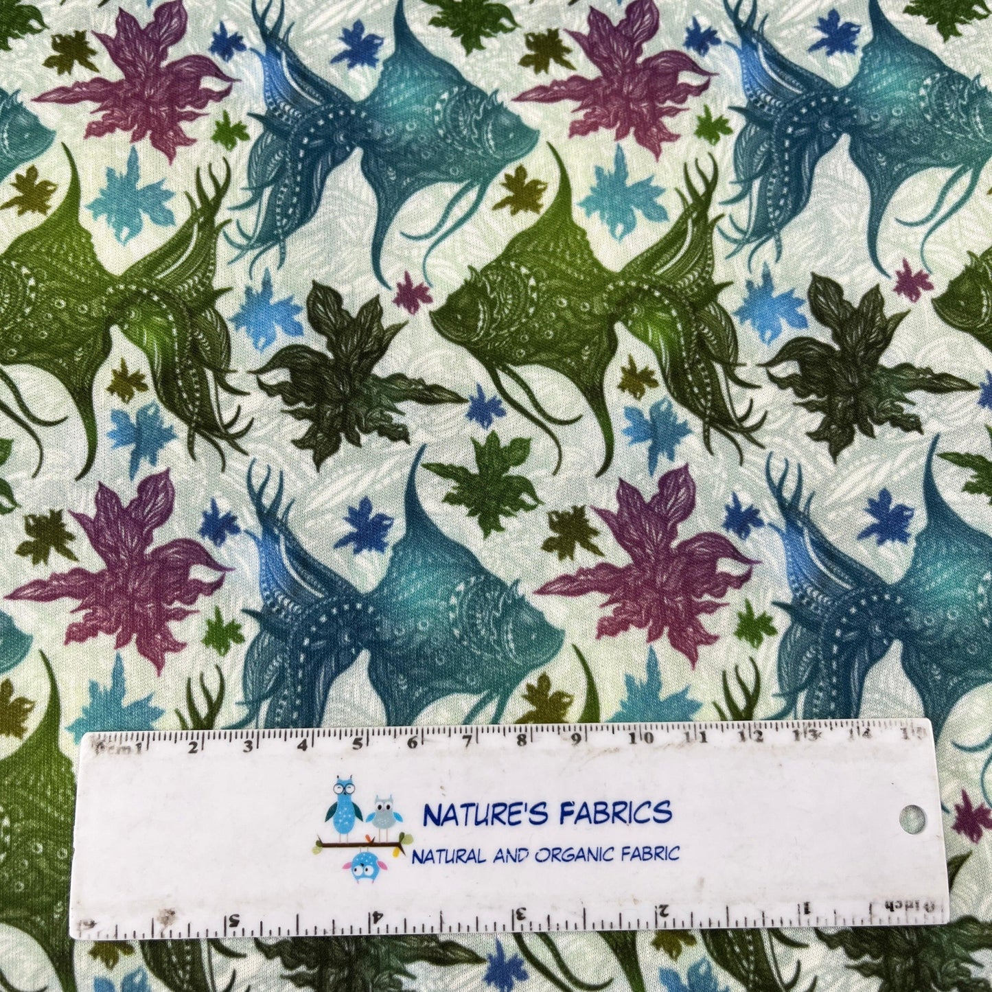 Filigree Angelfish 1 mil PUL Fabric - Made in the USA - Nature's Fabrics