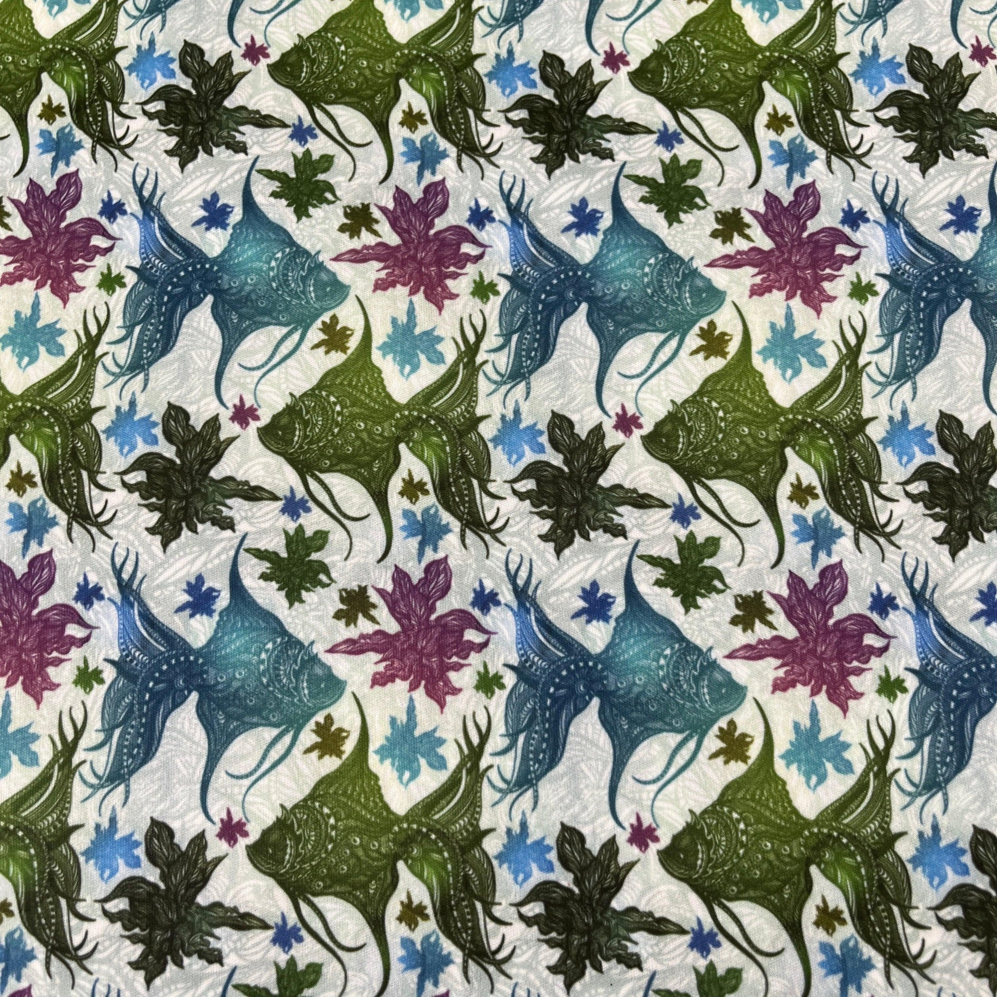 Filigree Angelfish 1 mil PUL Fabric - Made in the USA - Nature's Fabrics