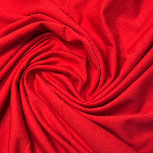 Flame Scarlet Modal/Spandex Jersey Fabric - 265 GSM - Nature's Fabrics