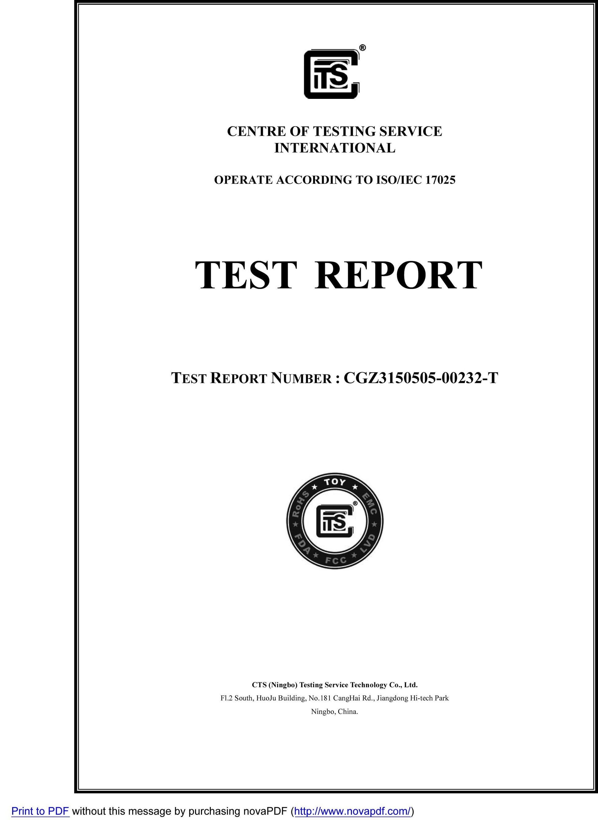 Flammability Certificate 2017 CPSC - Nature's Fabrics