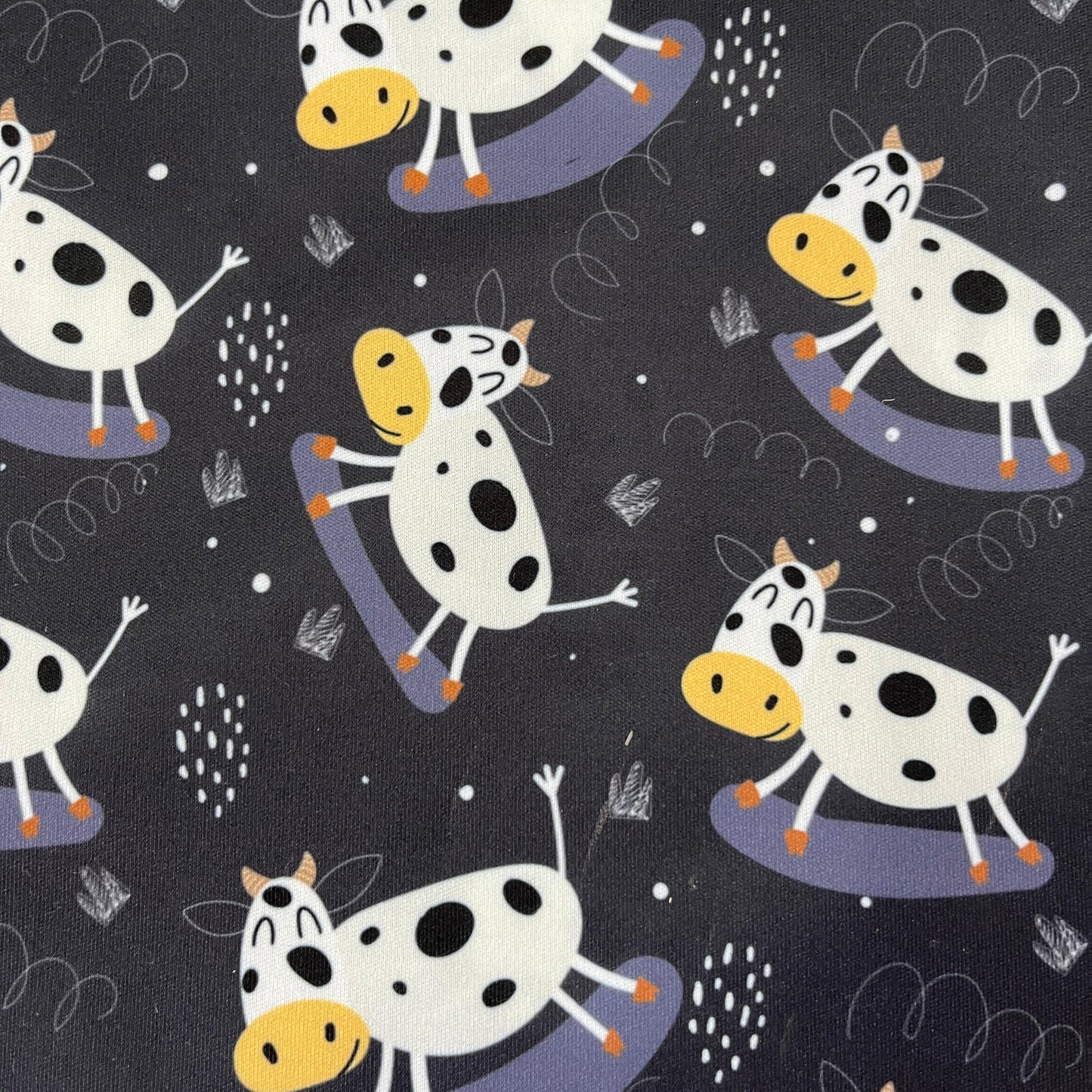 Floating Cows 1 mil PUL Fabric - Made in the USA - Nature's Fabrics