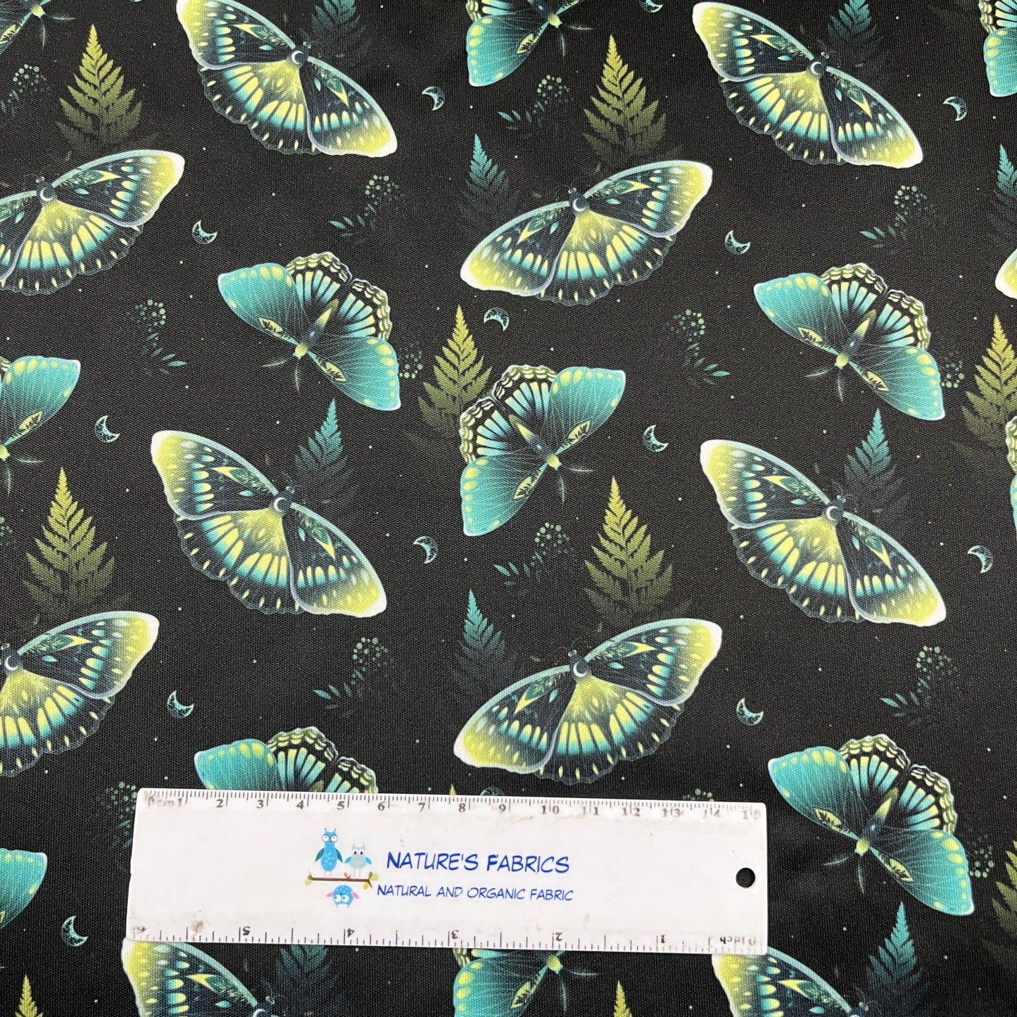 Forest Moths 1 mil PUL Fabric - Made in the USA - Nature's Fabrics