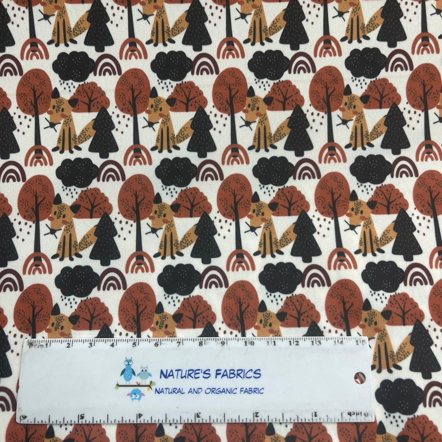 Fox in the Forest 1 mil PUL Fabric- Made in the USA - Nature's Fabrics