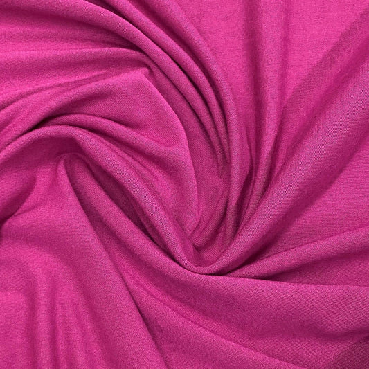 Fuchsia Cotton/Spandex Jersey Fabric- 200 GSM - Nature's Fabrics