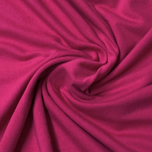 Fuchsia Cotton/Spandex Jersey Fabric - 240 GSM - Nature's Fabrics