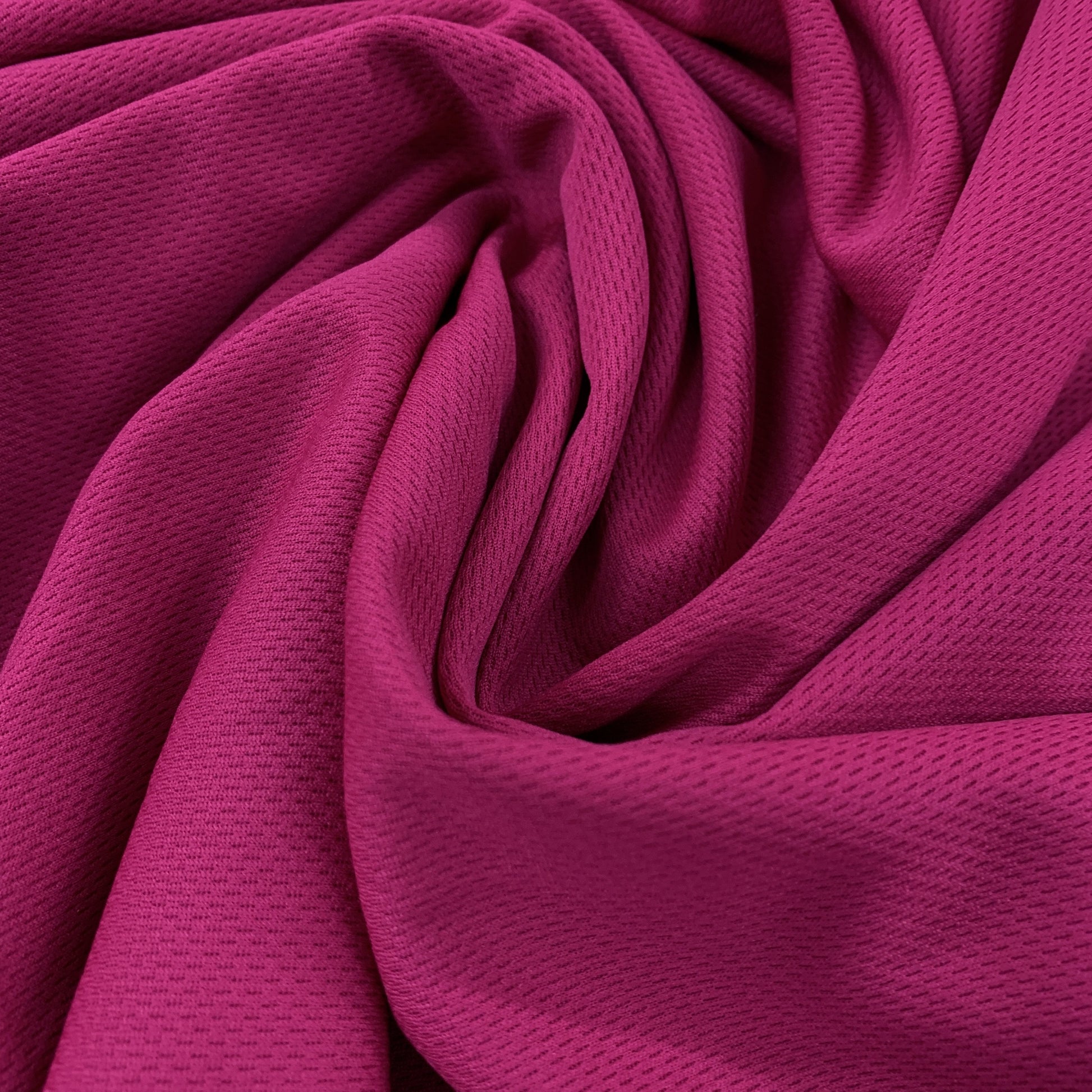 Fuchsia Polyester Athletic Wicking Jersey - Nature's Fabrics