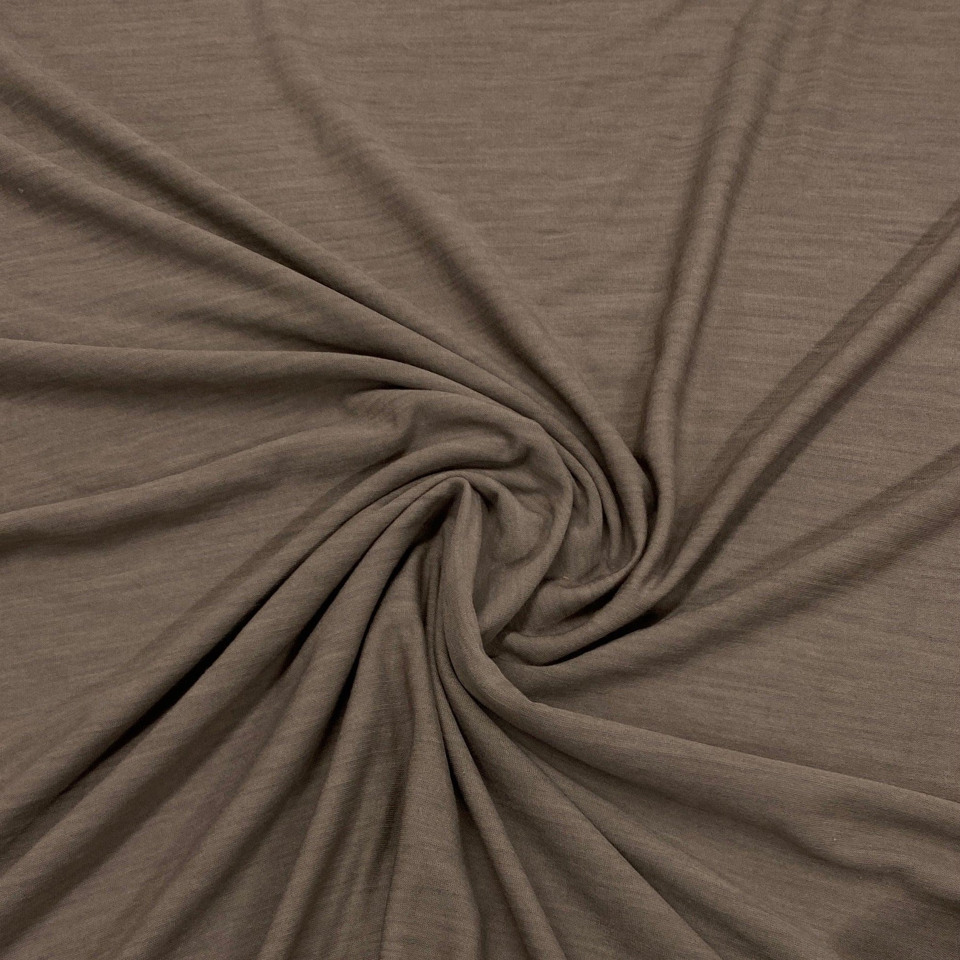 Fungi Superfine Merino Wool Jersey Fabric - Nature's Fabrics