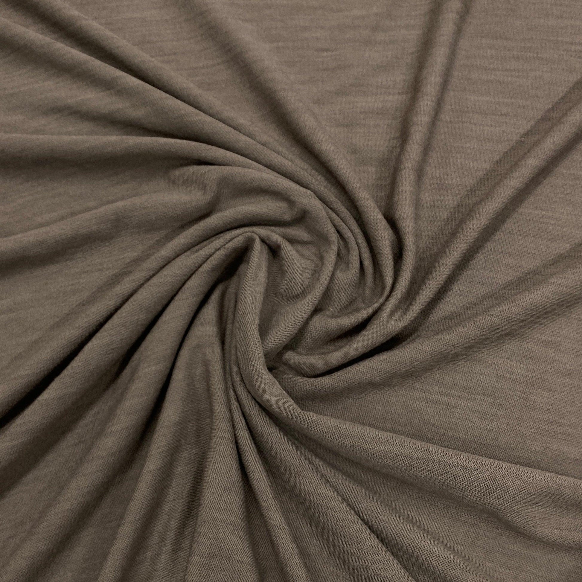Fungi Superfine Merino Wool Jersey Fabric - Nature's Fabrics