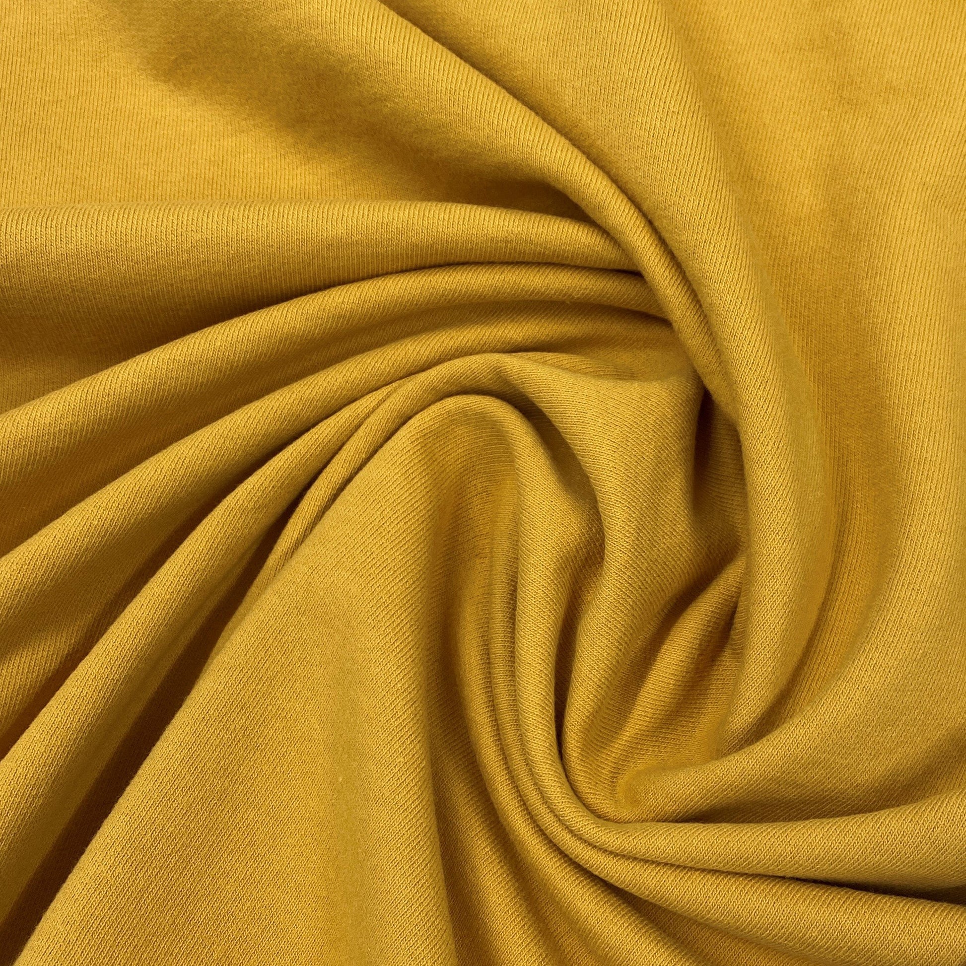 Goldenrod Organic Cotton French Terry - Nature's Fabrics