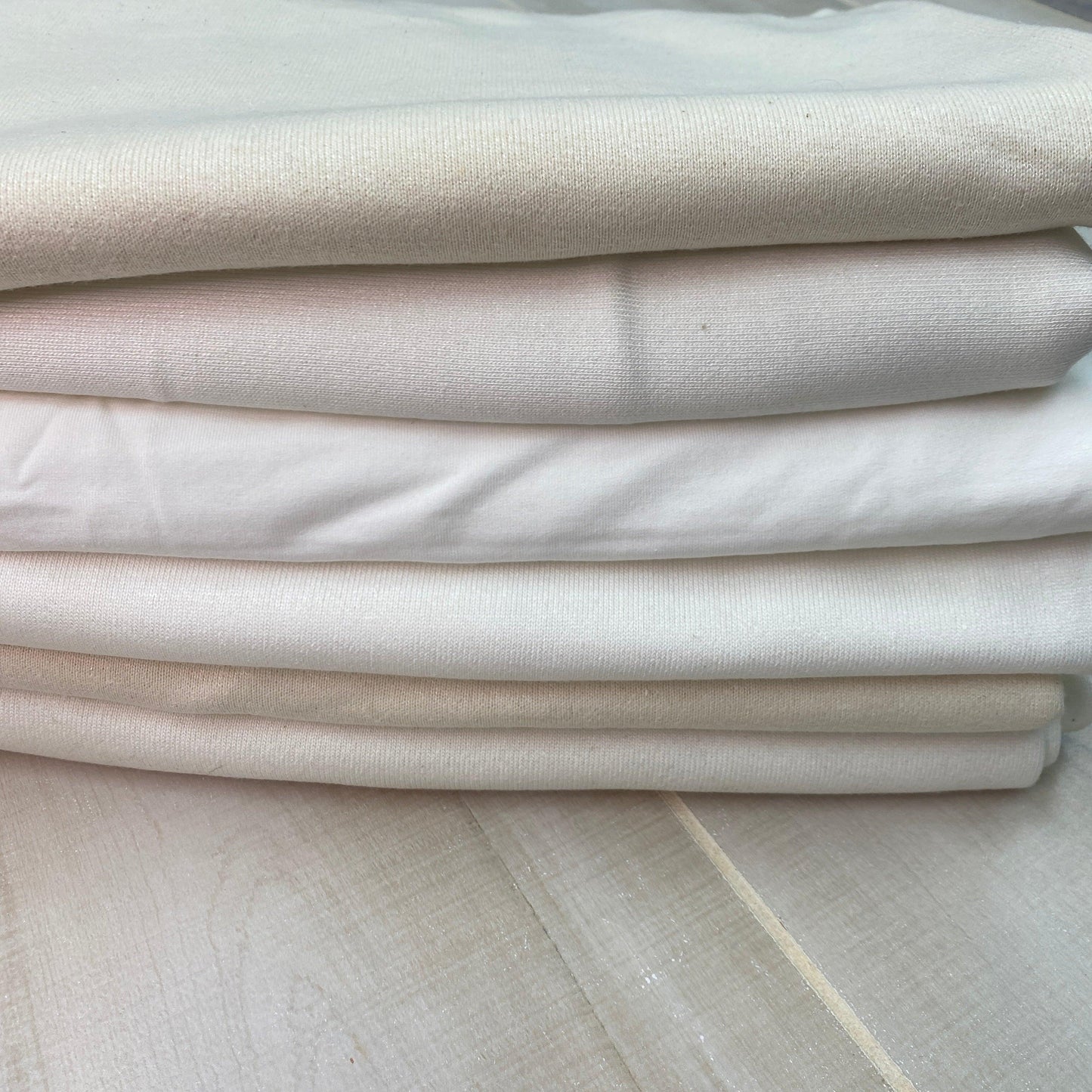 Grab Bag of Natural Bamboo and/or Hemp Fabrics - Absorbent - Solid - 5 yards - Nature's Fabrics