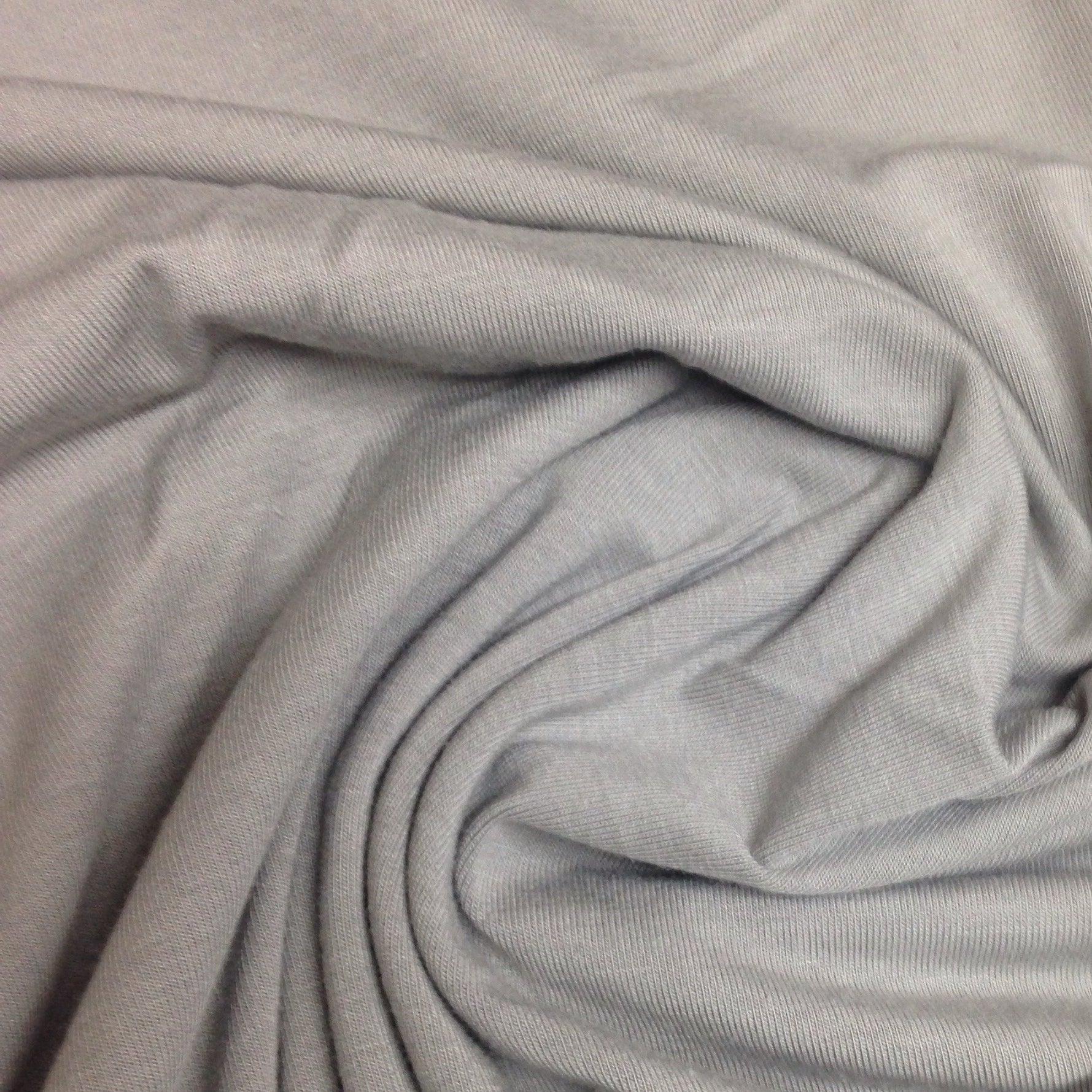 Gray Flint Bamboo/Spandex Jersey Fabric - Nature's Fabrics