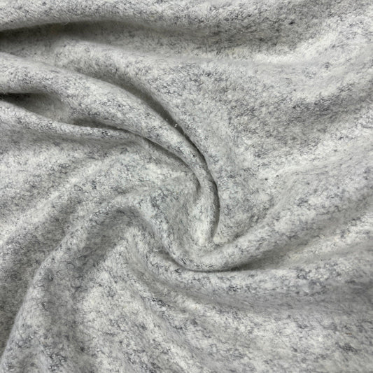 Gray Heather Organic Cotton Fleece Fabric - Nature's Fabrics