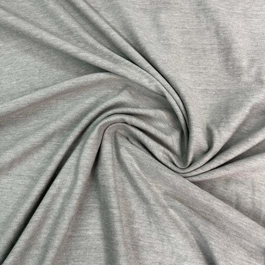 Gray Tencel/Spandex Jersey Fabric - Nature's Fabrics