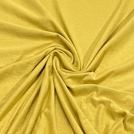 Honey Organic Cotton Jersey Fabric - 200 GSM- Grown in the USA - Nature's Fabrics