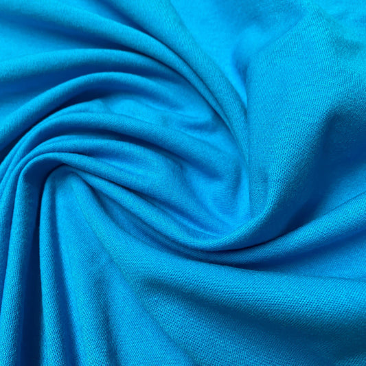 Hot Blue Cotton Jersey Fabric - Nature's Fabrics
