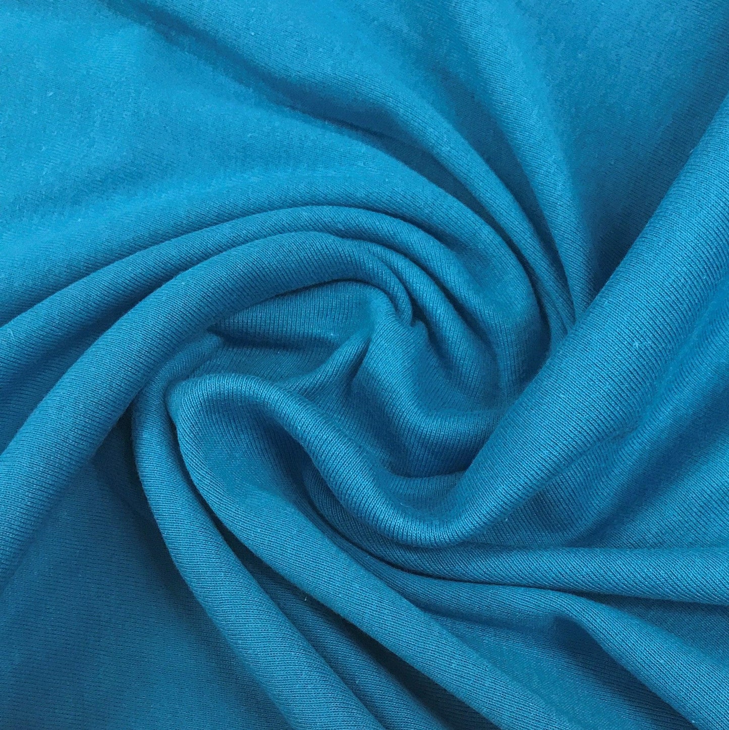 Hot Blue Organic Cotton Rib Knit