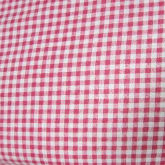 Hot Pink Gingham on Cotton Jersey