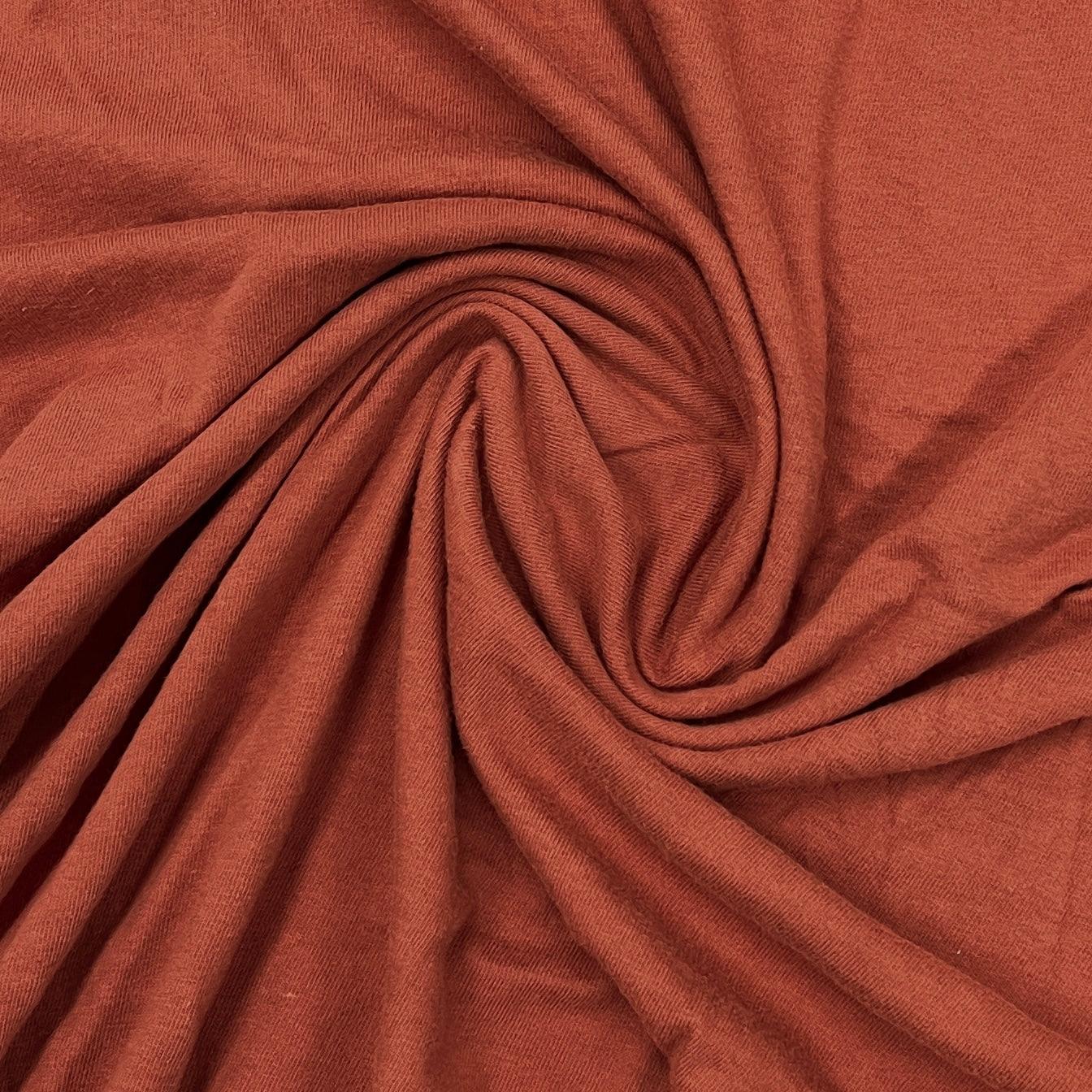 Hot Sauce Organic Cotton Jersey Fabric- 200 GSM - Grown in the USA - Nature's Fabrics