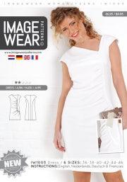 Imagewear IW1005 Pleated Dress Sewing Pattern - Nature's Fabrics