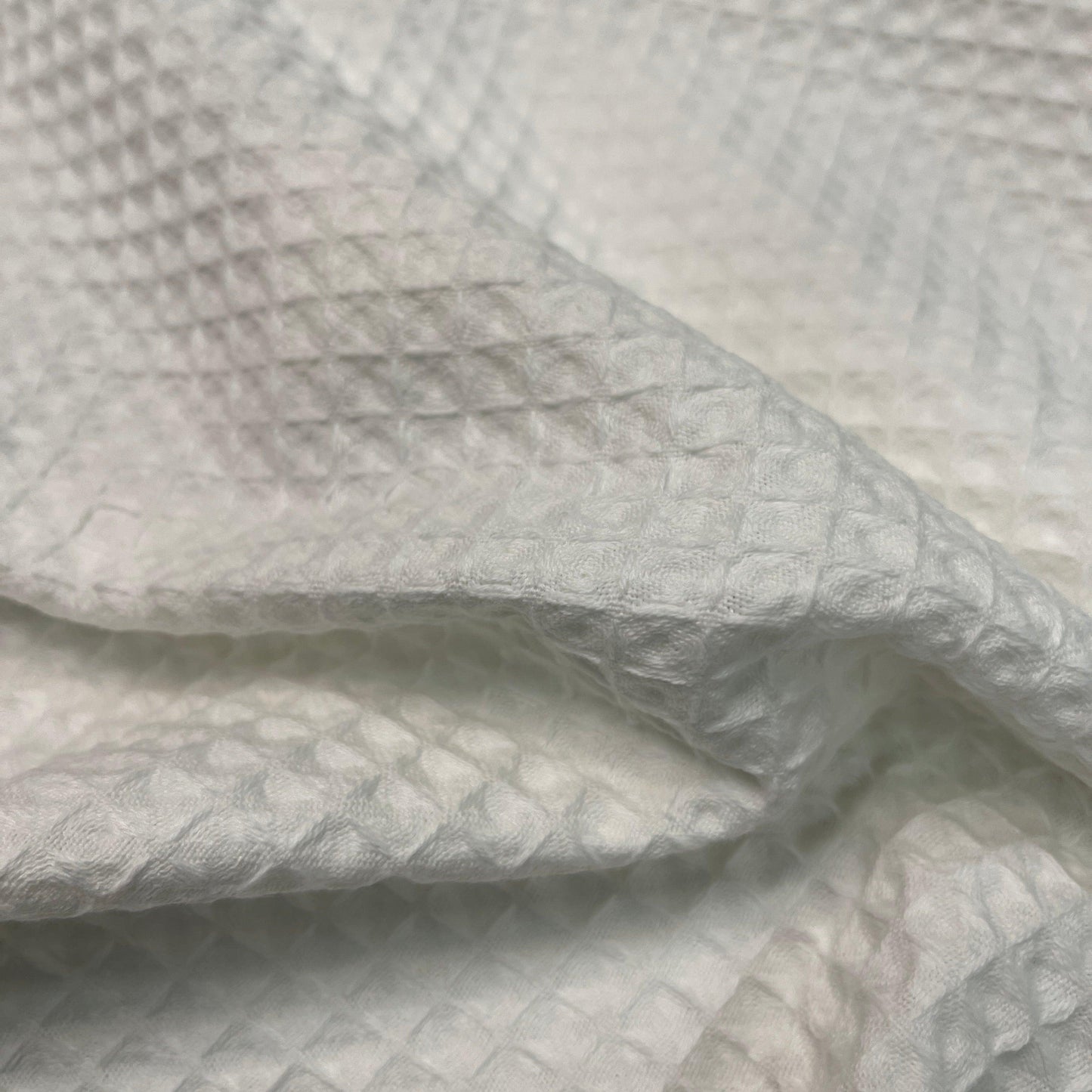 Ivory Organic Cotton Waffle Fabric by Telio - Nature's Fabrics