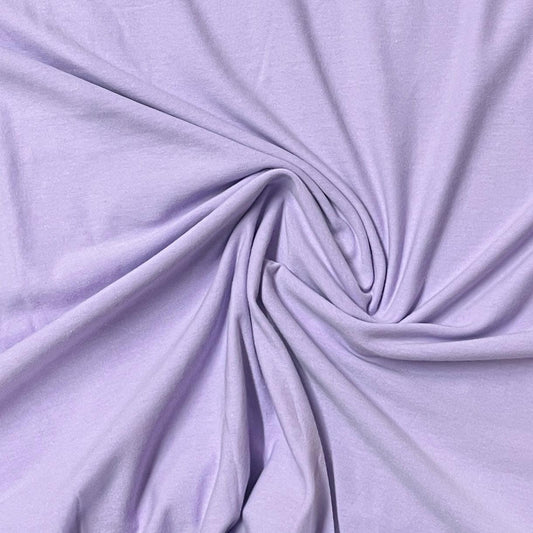 Lavender Cotton/Spandex Jersey Fabric - Nature's Fabrics