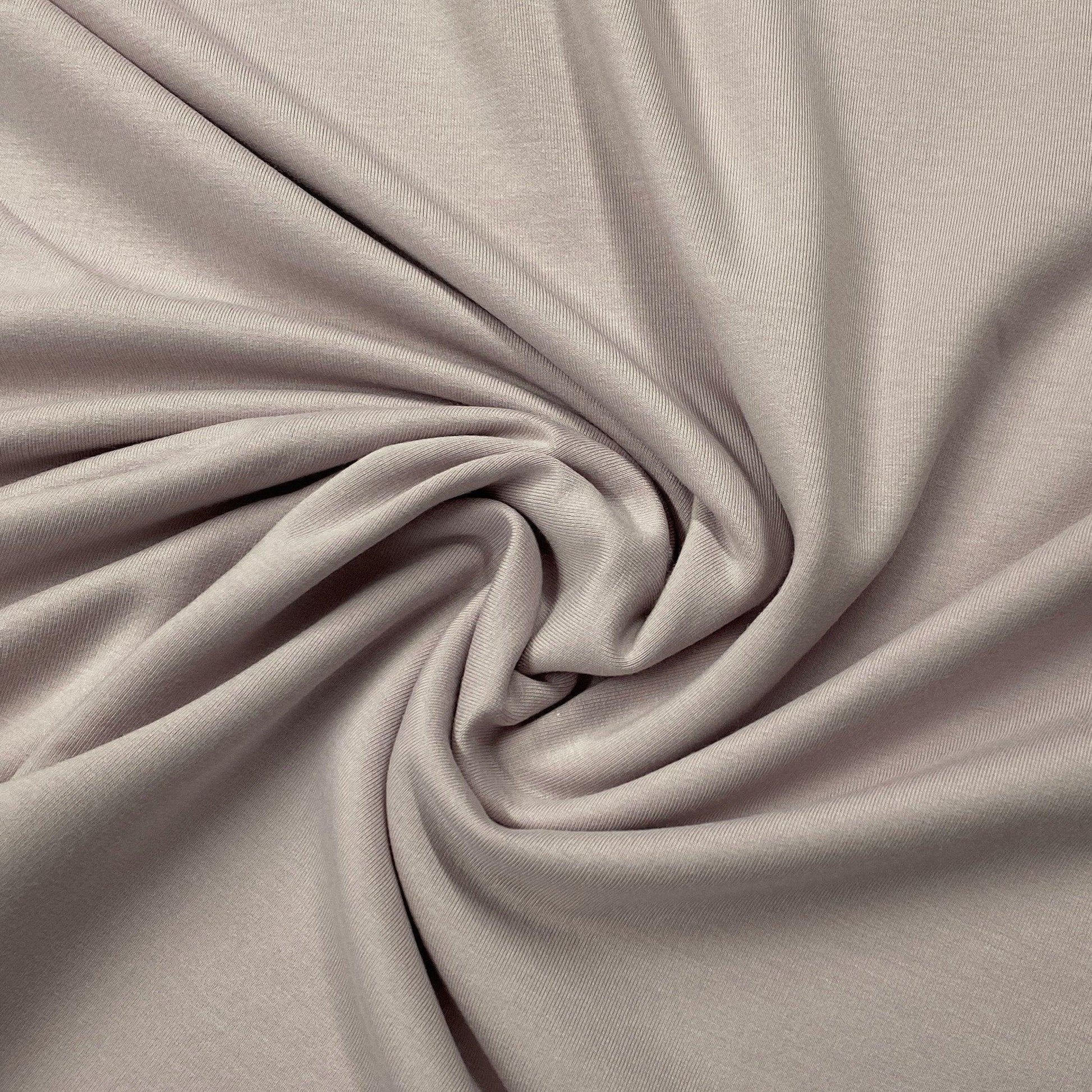Light Lavender Bamboo Stretch French Terry Fabric - Nature's Fabrics