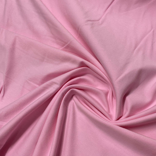 Light Pink Cotton/Spandex Jersey Fabric - 240 GSM - Nature's Fabrics