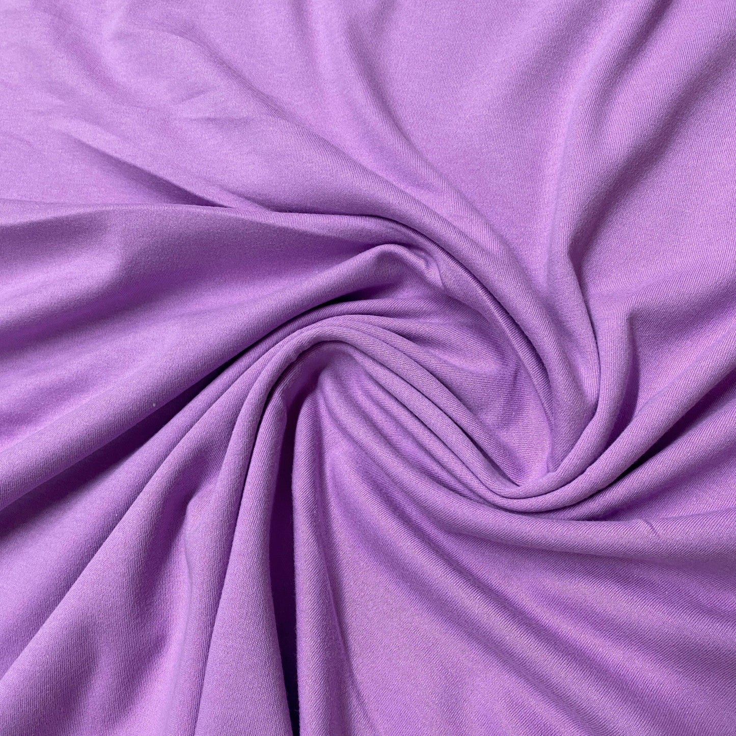 Lilac Cotton Interlock Fabric - Nature's Fabrics
