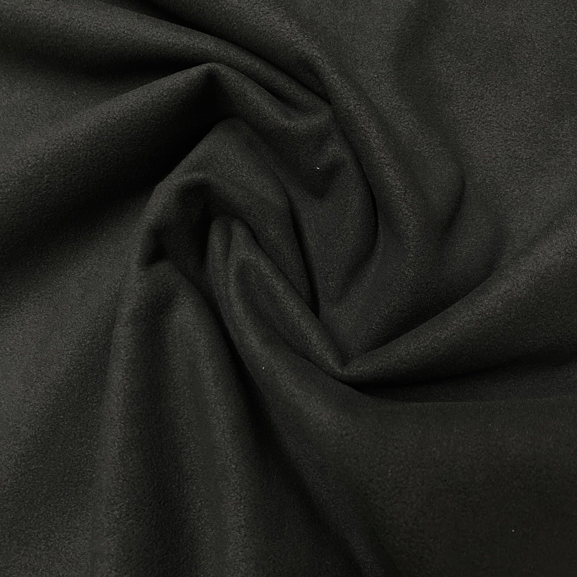 Malbec and Black Softshell Fabric - Two Sides - Nature's Fabrics