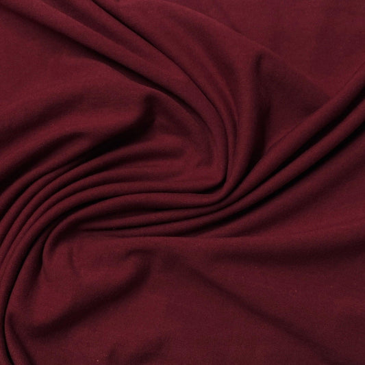 Maroon Cotton/Spandex Jersey Fabric - Nature's Fabrics